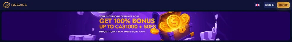 Claim casino welcome bonus
